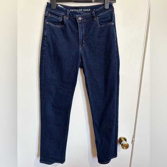 🎉4/30$🎉 American Eagle Outfitters Blue Ankle Cropped Jeans💙 - Picture 1 of 4